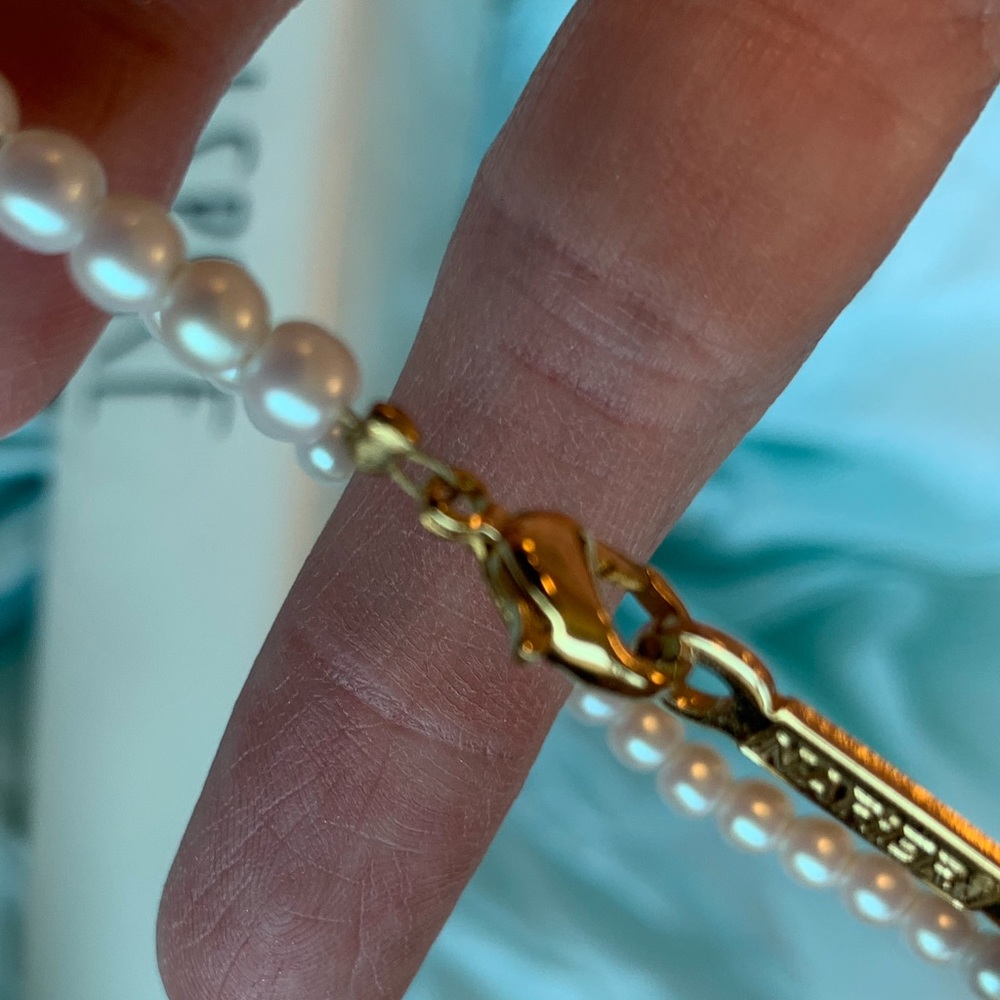 Napier • Pearl and CZ stones bracelet - Picture 4 of 5